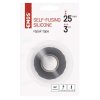 Silikonová páska vulkanizační 25mm / 3m černá  F52503
