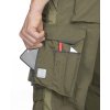 Kalhoty s laclem ARDON®URBAN+ khaki prodloužené