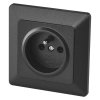 Zásuvka jednonásobná, antracit  A6001.2