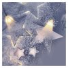 LED vánoční závěs – hvězdy, 45x84 cm, venkovní i vnitřní, teplá bílá  DCGW02