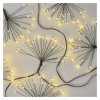 LED světelný řetěz – svítící trsy, nano, 5,2 m, vnitřní, teplá bílá, časovač