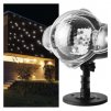LED dekorativní projektor – padající vločky, venkovní i vnitřní, bílá 1 ks, krabice  DCPC03