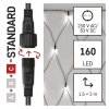 Standard LED spojovací vánoční řetěz – síť, 1,5x2 m, venkovní, studená bílá  D1DC01