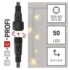 Profi LED spojovací řetěz blikající bílý – rampouchy, 3 m, venkovní, teplá bílá