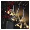 LED světelný řetěz – svítící trsy, nano, 2,35 m, vnitřní, teplá bílá, časovač  D3AW08