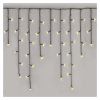 LED vánoční rampouchy, 10 m, venkovní i vnitřní, teplá bílá, programy  D4CW03