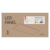 LED panel 30×60, obdélníkový vestavný bílý, 18W neutrální bílá, Emergency  ZR2212E