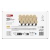 LED světelný řetěz – 20x párty žárovky, 7,6 m, venkovní i vnitřní, teplá bílá