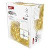 LED vánoční drop řetěz – záclona, 2,9x2 m, venkovní i vnitřní, teplá bílá, programy