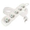 Prodlužovací kabel 7 m / 5 zásuvek / bílý / PVC / 1,5 mm2