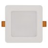 LED vestavné svítidlo RUBIC, čtvercové, 9W neutrální bílá