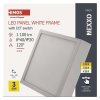 LED přisazené svítidlo NEXXO, čtvercové, bílé, 12,5W, se změnou CCT
