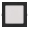 LED vestavné svítidlo NEXXO, čtvercové, černé, 12,5W, se změnou CCT