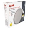 LED přisazené svítidlo NEXXO, kruhové, stříbrné, 12,5W, se změnou CCT