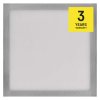 LED přisazené svítidlo NEXXO, čtvercové, stříbrné, 12,5W, se změnou CCT