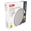 LED přisazené svítidlo NEXXO, kruhové, stříbrné, 21W, se změnou CCT
