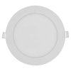 LED vestavné svítidlo NEXXO, kruhové, bílé, 12,5W, teplá bílá