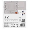 LED vestavné svítidlo NEXXO, čtvercové, bílé, 7W, neutrální bílá