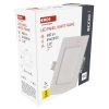LED vestavné svítidlo NEXXO, čtvercové, bílé, 7W, neutrální bílá