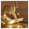 LED vánoční nano řetěz, 1,9 m, 2x AA, vnitřní, teplá bílá, časovač