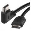 HDMI 2.0 high speed kabel A vidlice – A vidlice 90° 5 m 1 ks, blistr