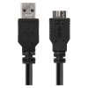 USB kabel 3.0 A vidlice – micro B vidlice 1m