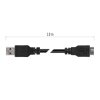 USB kabel 3.0 A vidlice – micro B vidlice 1m