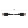 USB kabel 2.0 A vidlice – A vidlice 2m