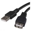 USB kabel 2.0 A vidlice – A zásuvka 2m 1 ks, blistr
