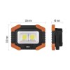 COB LED pracovní svítilna P4112, 350 lm, 3× AA