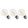 LED žárovka Filament A60 A CLASS/ E27 / 5 W (75 W) / 1 060 lm / teplá bílá