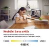 LED žárovka Filament A60 A CLASS/ E27 / 3,8 W (60 W) / 806 lm / neutrální bílá