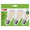 LED žárovka Filament A60 A CLASS/ E27 / 3,8 W (60 W) / 806 lm / neutrální bílá