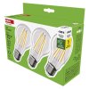 LED žárovka Filament A CLASS A60 / E27 / 5 W (75 W) / 1 060 lm / neutrální bílá