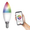 Chytrá LED žárovka GoSmart svíčka / E14 / 4,8 W (40 W) / 470lm / RGB / stmívatelná / WiFi