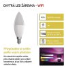 Chytrá LED žárovka GoSmart svíčka / E14 / 4,8 W (40 W) / 470lm / RGB / stmívatelná / WiFi