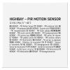 HIGHBAY - PIR pohybové čidlo