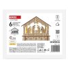 LED vánoční betlém dřevěný, 15 cm, 2x AA, vnitřní, teplá bílá, časovač