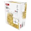 LED vánoční drop řetěz – rampouchy, 1,7 m, venkovní i vnitřní, teplá bílá, programy