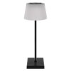 LED stolní lampa KATIE, nabíjecí, černá