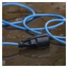 Počasí odolný prodlužovací kabel 10 m / 1 zásuvka / modrý / PVC / 230 V / 1,5 mm2