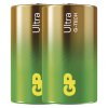 Alkalická baterie GP Ultra D (LR20), 2 ks