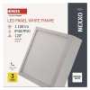 LED přisazené svítidlo NEXXO, čtvercové, bílé, 12,5W, neutrální bílá
