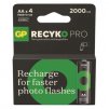 Nabíjecí baterie GP ReCyko Pro Photo Flash AA (HR6) 4 ks, papírová krabička