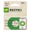Nabíjecí baterie GP ReCyko 200 (9V) 1 ks, papírová krabička