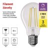 LED žárovka Filament A60 / E27 / 11W (100W) / 1521 lm / teplá bílá / stmívatelná