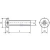 Šroub  DIN 7985  PH  M2,5 x 8  ZB