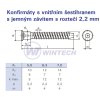 Konfirmát  2,2mm  6H  5,0 x 50  ZB