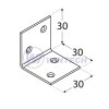 Úhelník široký KS 1, 30x30x30, 1 ks