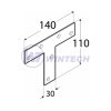 Spojka typu "T" KT 140, 140x110x30x2